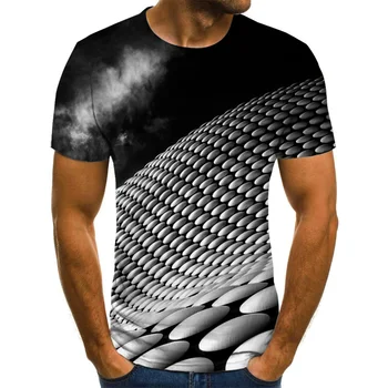 2020 nova moška T-shirt 3D natisnjeni T-shirt, 3D moške poletne natisnjeni T-shirt, šport in prosti čas T-shirt xs-6xl
