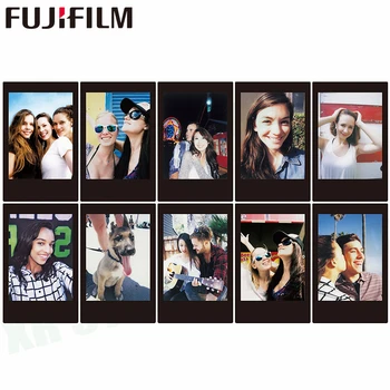 Fujifilm Instax Mini 11 8 9 Filma Črni okvir Fuji Instant Fotografski Papir, 10 Listov Za 70 7s 50s 50i 90 25 Delež SP-1 2 Kamera