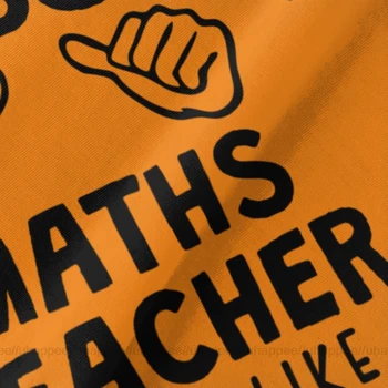 Kul Super Učiteljica Matematike T-Shirt Mens Osebno Kratka Sleeved 100 Bombaž O-vratu Tshirt