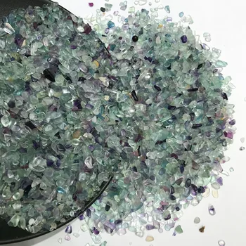 Naravni Fluorite gramoz Kristalno mineralnih očisti degaussing Fish tank Okrasnih odvzem geološko učno