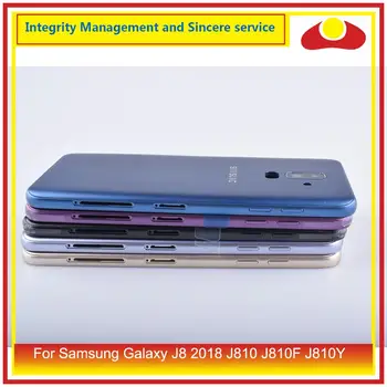 Originalni Samsung Galaxy J8 2018 J810 J810F SM-J810F Ohišje Baterije Vrata Zadaj Hrbtni Pokrovček Primeru Ohišje Lupino J8 Zamenjava