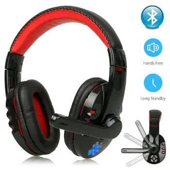 Wireless Gaming Slušalke Igralec Slušalke Za PC Stereo šumov Z Mic Auriculares Gaming Slušalke