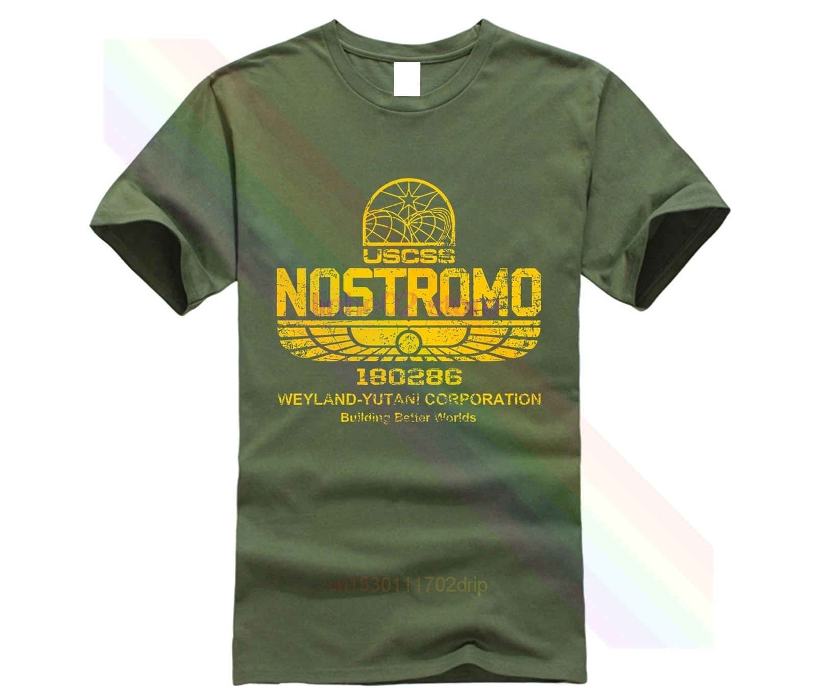 Nostromo T-Shirt Vrhu T-shirt za Moške Kratek Rokav
