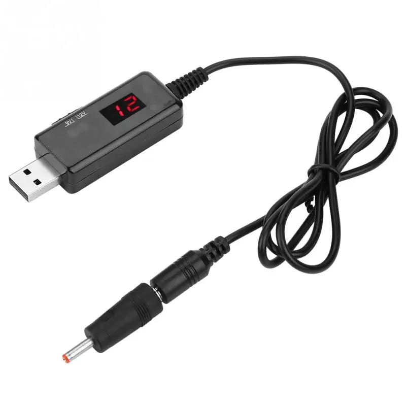 9V/12V USB DC Povečanje Cable Router, Step-up Pretvornik Napetosti Zaslon